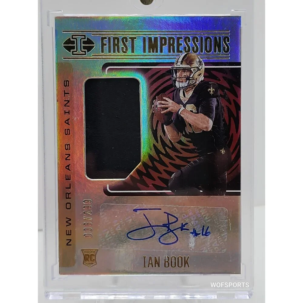 2021 Panini Illusions Ian Book Rookie Auto /299 First Impressions Card NWT